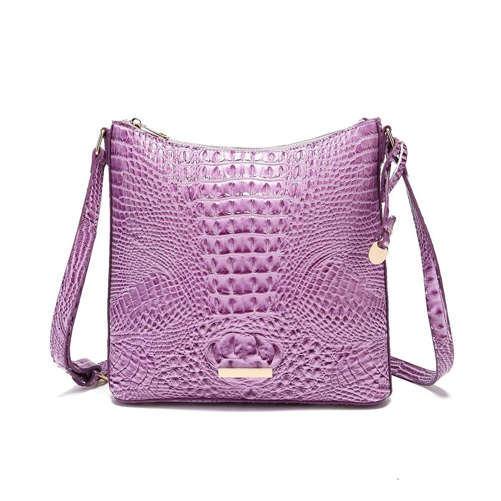 5783 Shoulder Crocodile Flat Handbags trendy Shoulder Bag Embossed Pattern